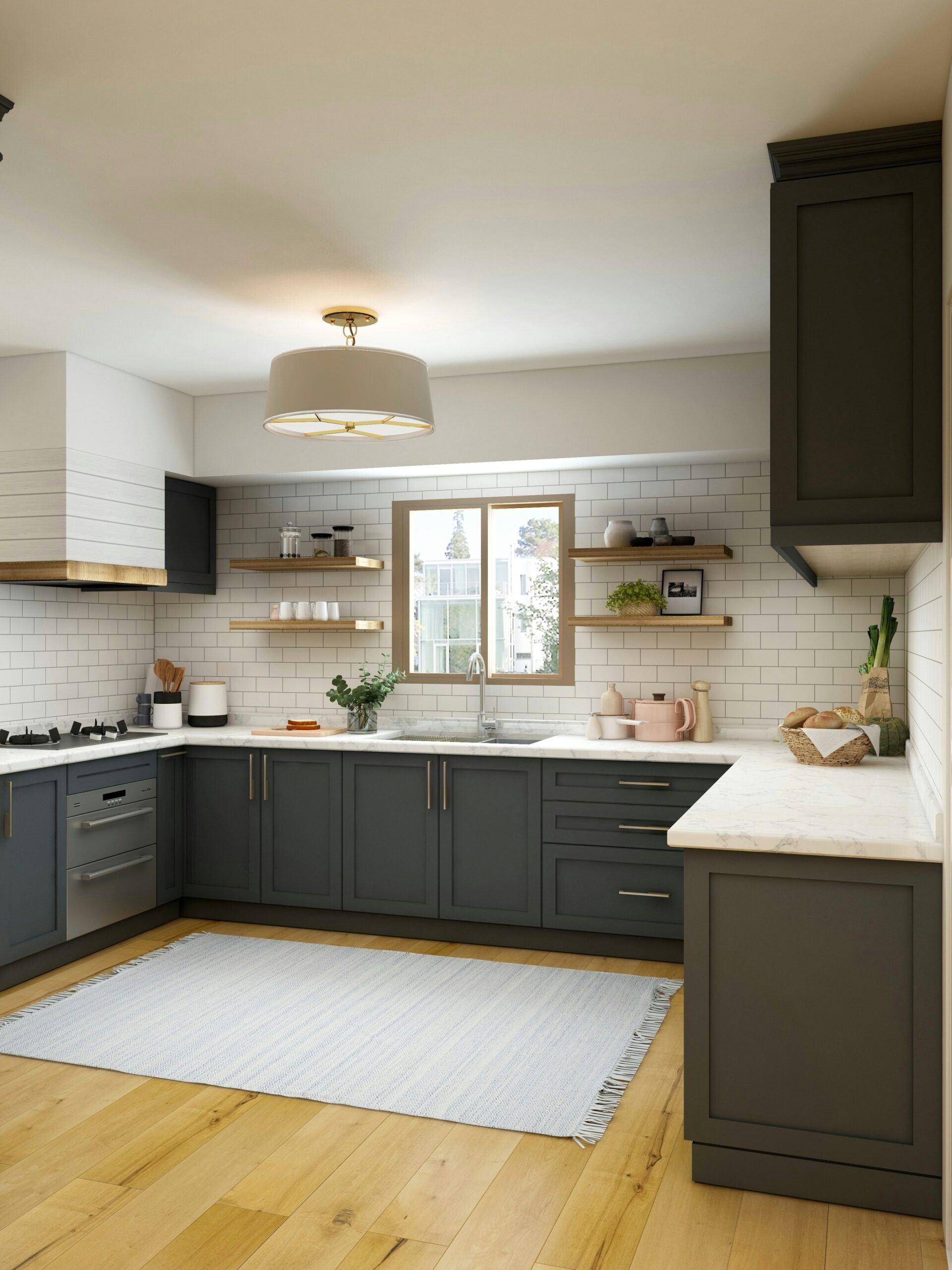 2 BHK Modular Kitchen – Modern Open Layout