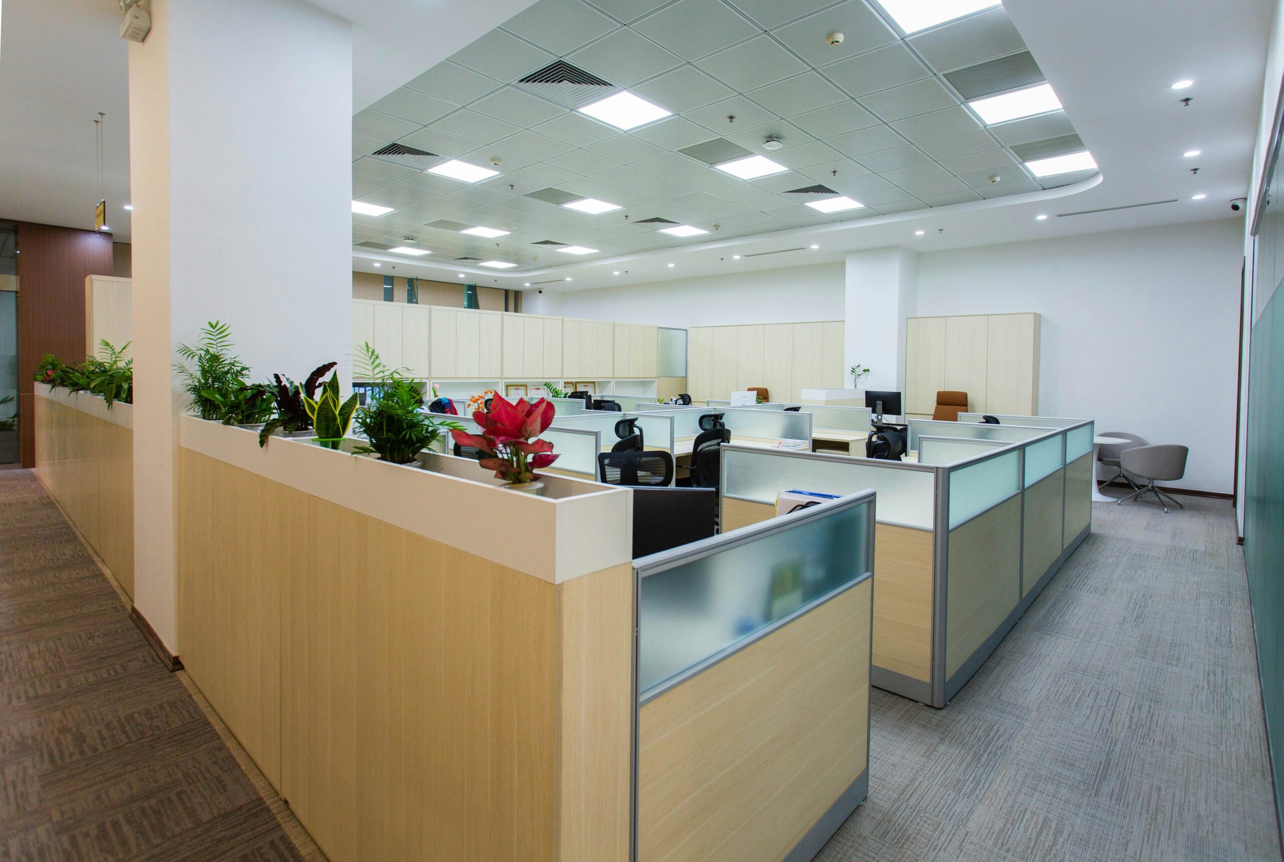 3 BHK Modern Workspace Interior